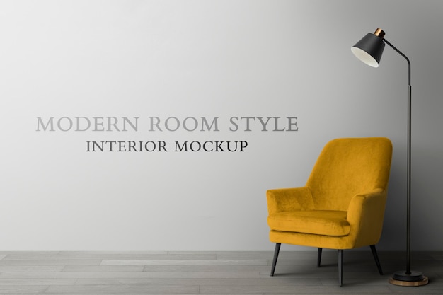 PSD modern kamerinterieur mockup psd