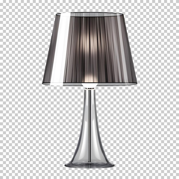 Modern lamp isolated on transparent background