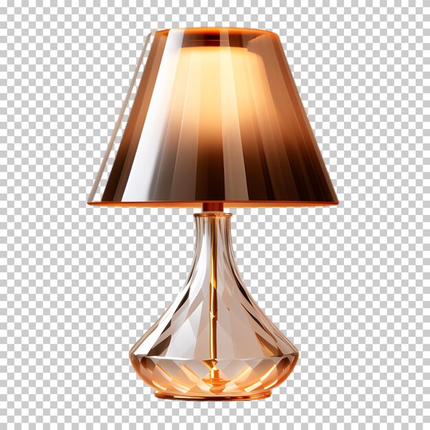 Modern lamp isolated on transparent background