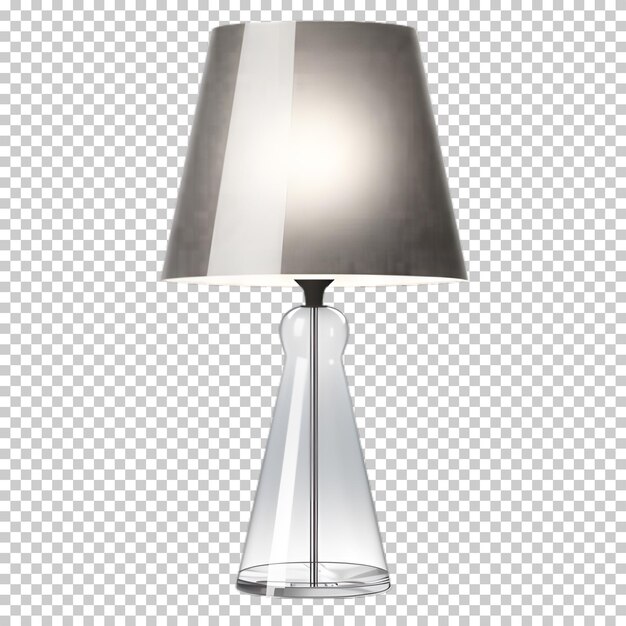 PSD modern lamp isolated on transparent background