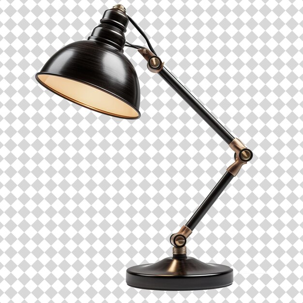 PSD modern lamp solated on transparent background png file format