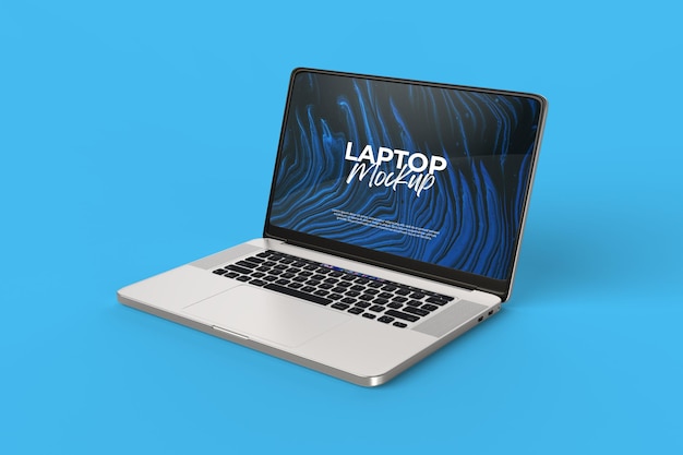 Modern Laptop Screen Display Mockup