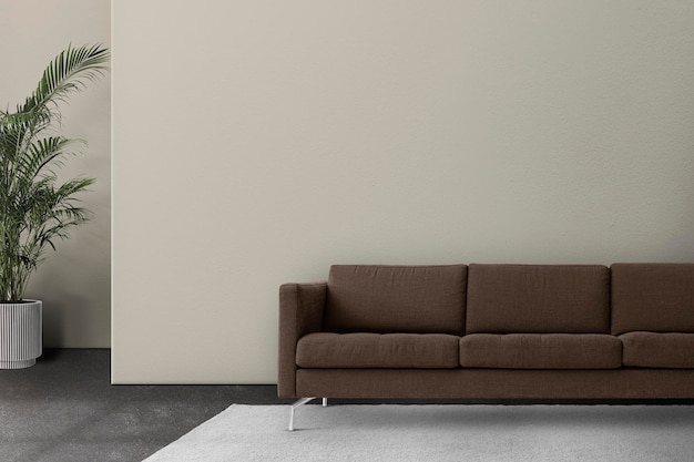 modern living room mockup psd interior design