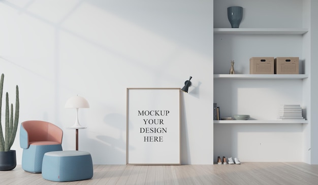 Modern Living Room Mockup