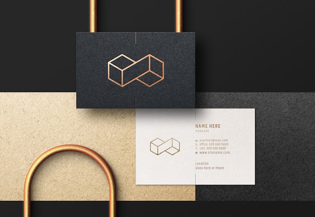 Modern & luxury business card mockup