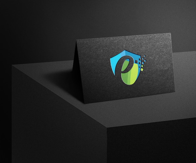 Mockup di logo moderno e di lusso