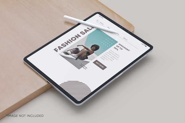 Modern and minimal tablet mockup premium psd