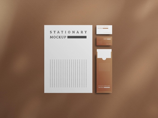 Modern mockup-ontwerp voor briefpapier