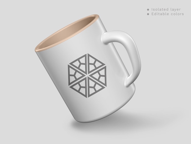 Modern mug mockup