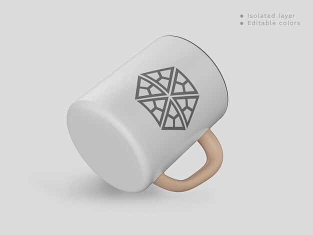 Modern mug mockup