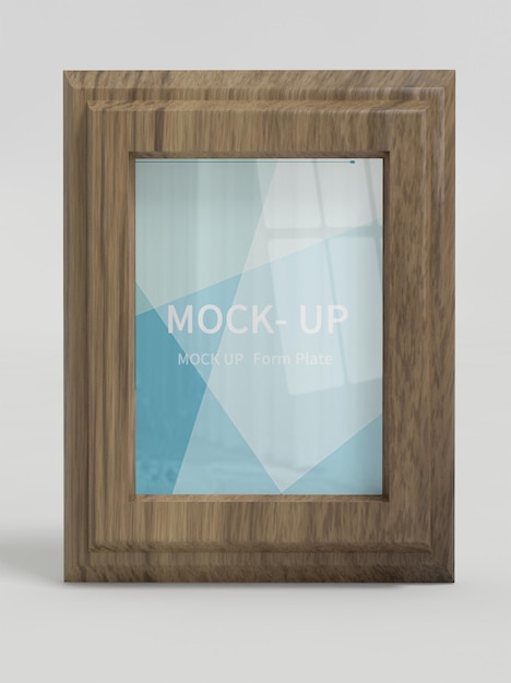 Modern photo frame concept mockup