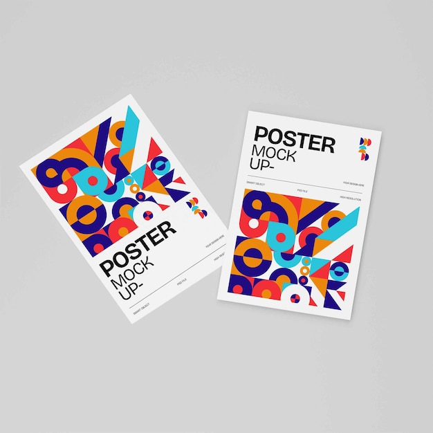 Modern Poster Mockup