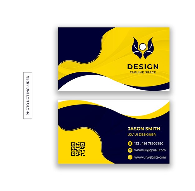 PSD modern professional business card design template