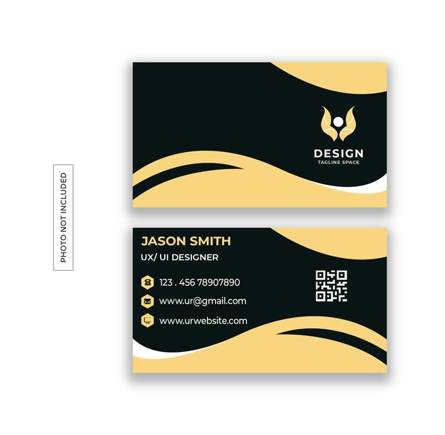 PSD modern professional business card design template