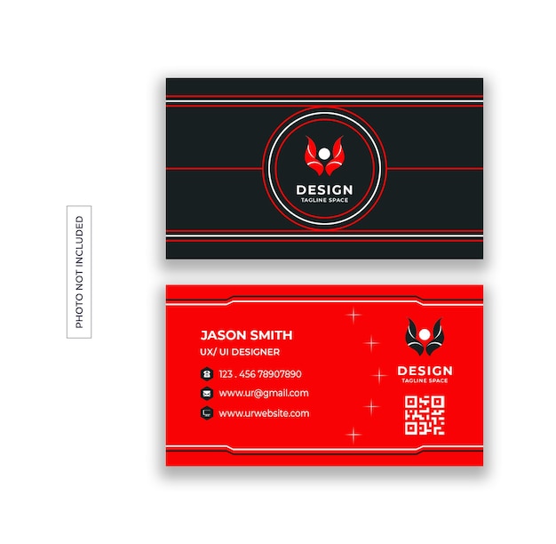 PSD modern professional business card design template