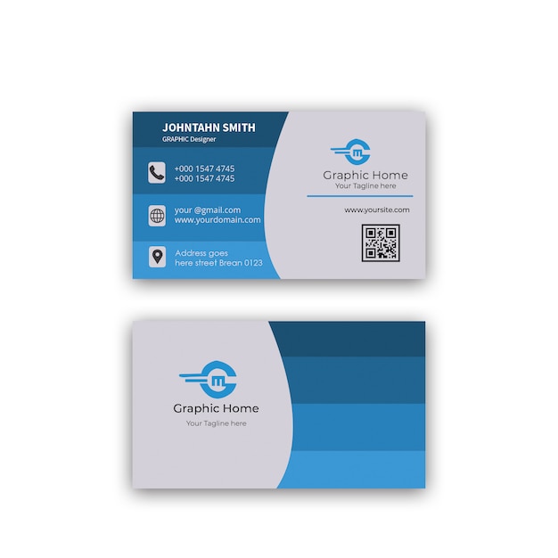 PSD modern professional business card