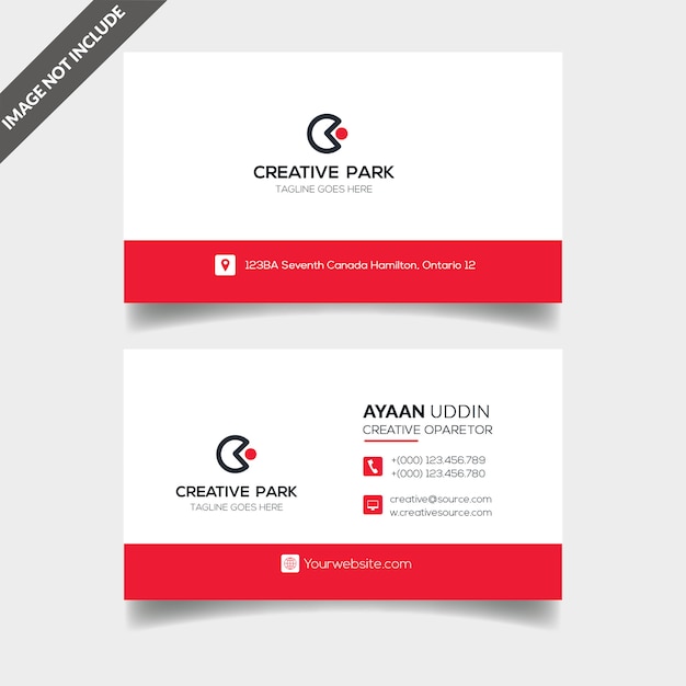 PSD modern professional business card