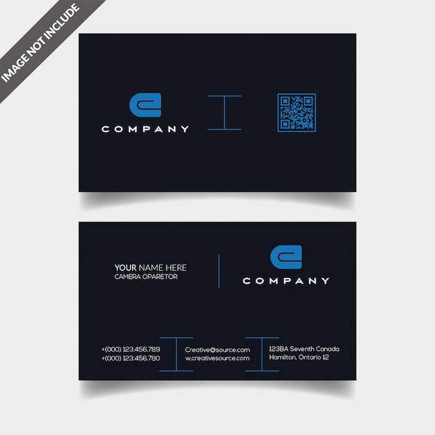 Modern professional business card