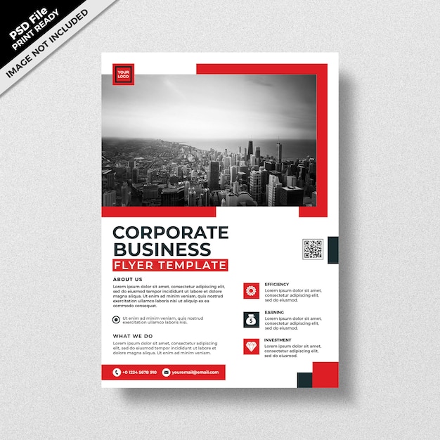 Modern professional business flyer template