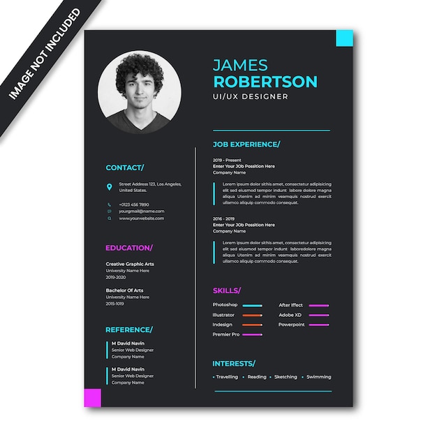 Modern Resume Or CV Template