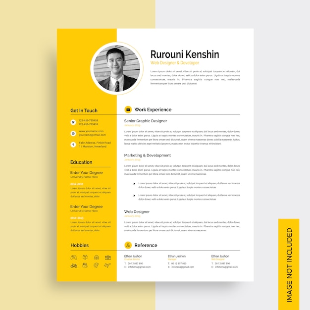 Modern resume template