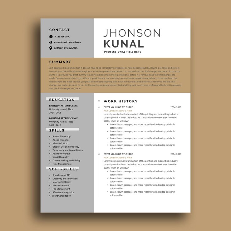 Modern Resume Template
