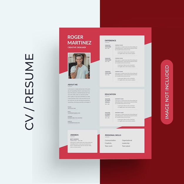 Modern resume template