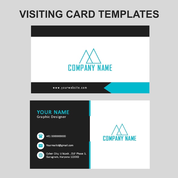 Modern simple Business Card Visiting Card Corporate Card Design