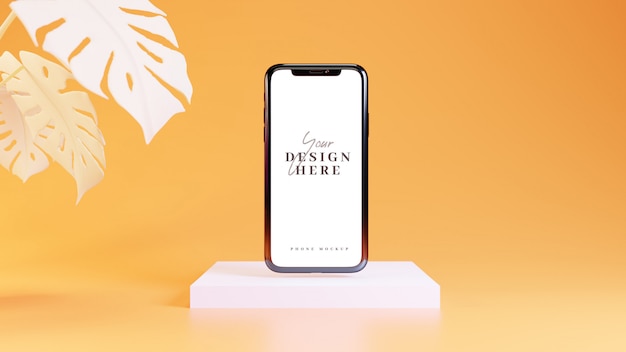 PSD mockup per smartphone moderno