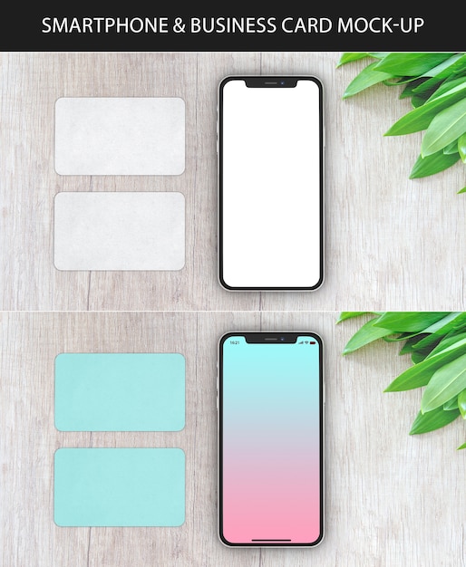 Modern smartphone mockup