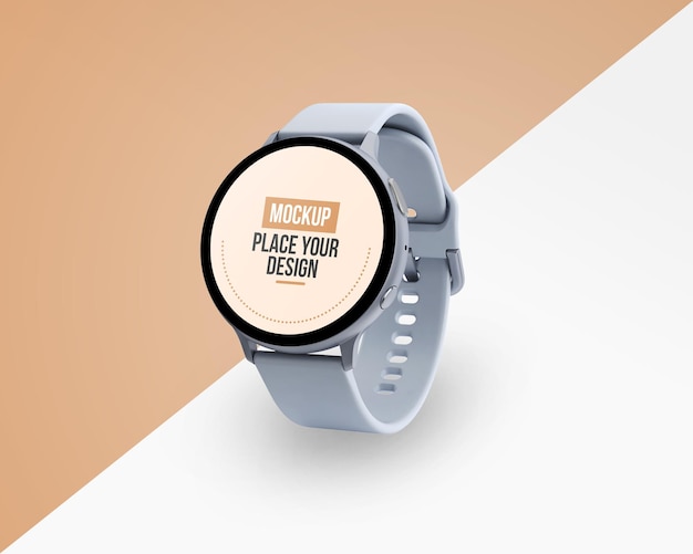 PSD modern smartwatches with screen mock-up