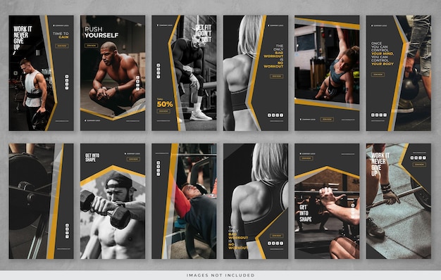 PSD modern sports instagram ads story