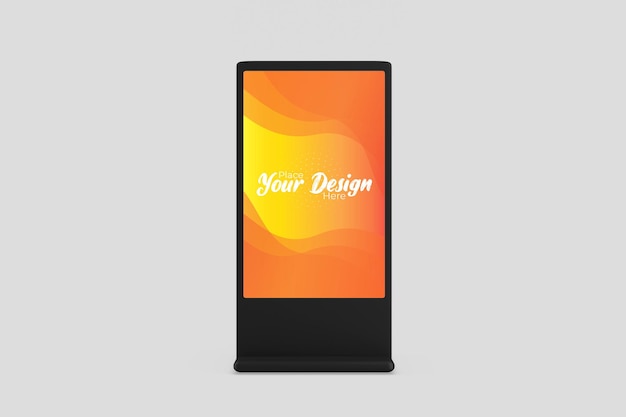 Mockup di display per stand moderno