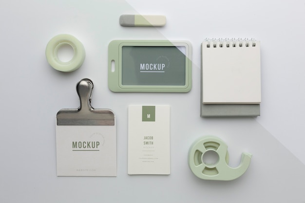 Modern stationery mock-up assortment