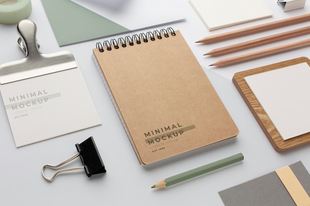 Modern stationery mock-up assortment