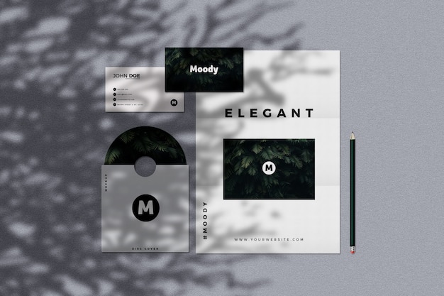 Modern Stationery Mockup