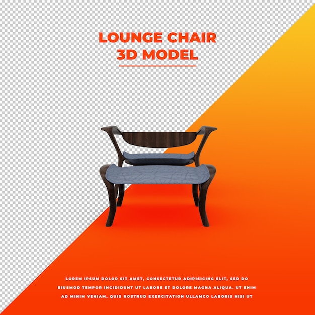 Modern style lounge chair