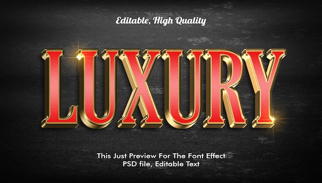 PSD modern styled 3d trendy, font effect