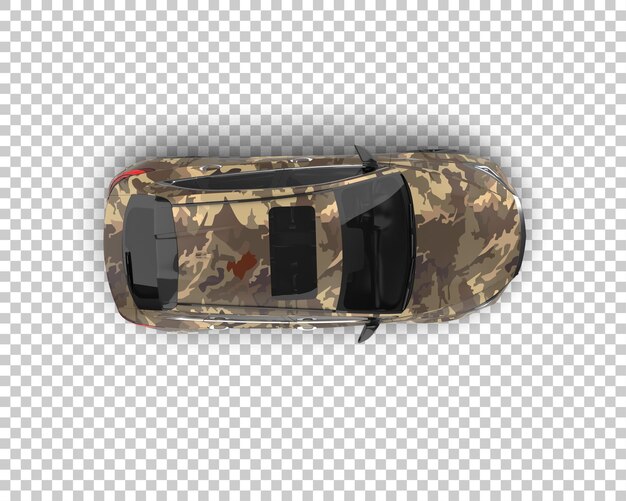 Modern SUV isolated on background 3d rendering illustration