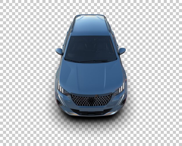modern suv isolated on background 3d rendering illustration