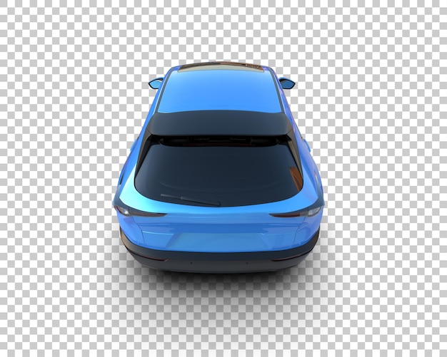 Modern SUV isolert på bakgrunn 3D-rendering illustrasjon
