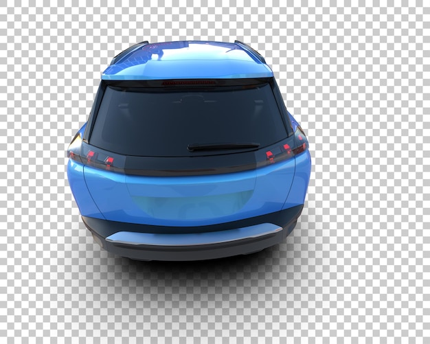 Modern SUV isolert på bakgrunn 3D-rendering illustrasjon