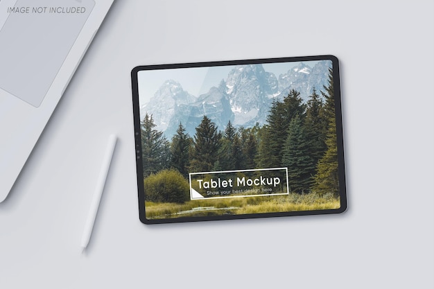 PSD modern tablet screen mockup premium psd