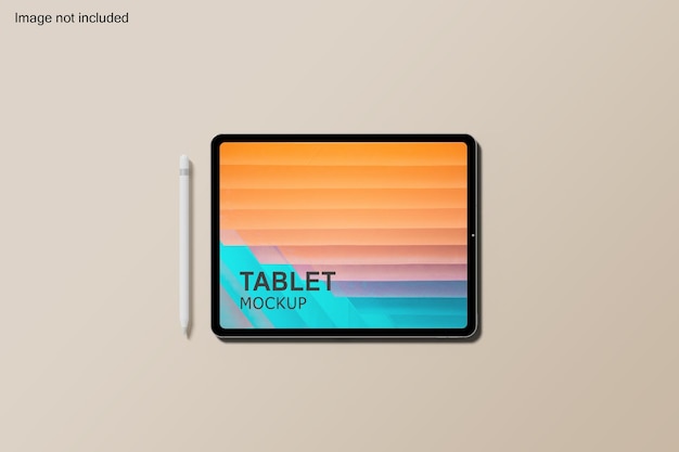 PSD modern tablet screen mockup