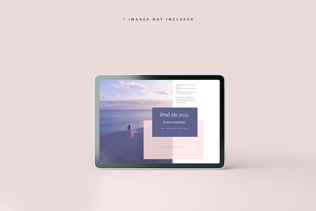 PSD modern tablet screen mockup