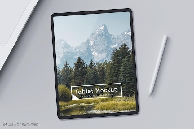 PSD modern tabletschermmodel premium psd