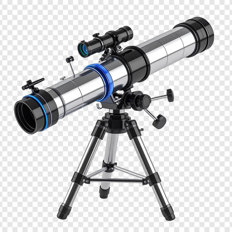 PSD modern telescope on tripod for educational or scientific use