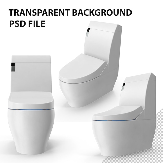 PSD toilette moderna png