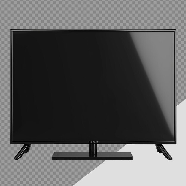 PSD modern tv png isolated on transparent background