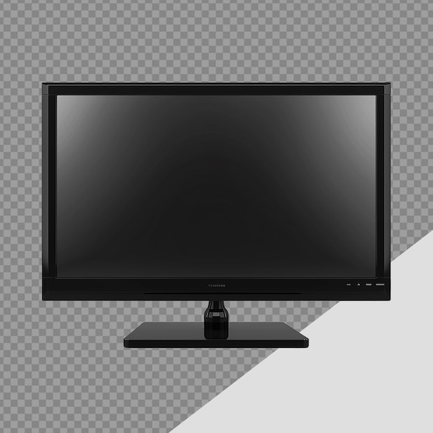 Modern tv png isolated on transparent background